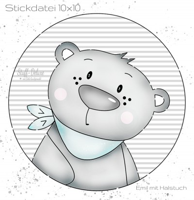 Emil mit Halstuch 10x10