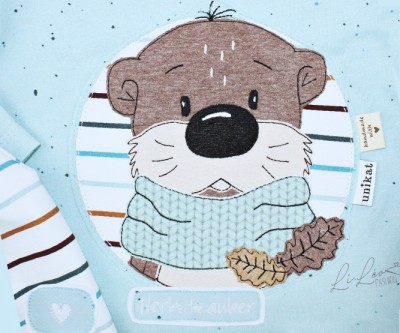 Herbstotter Ottfried BUTTON inkl. 2x Stickpatch 18x30