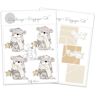 Digistamp Laternenbär 