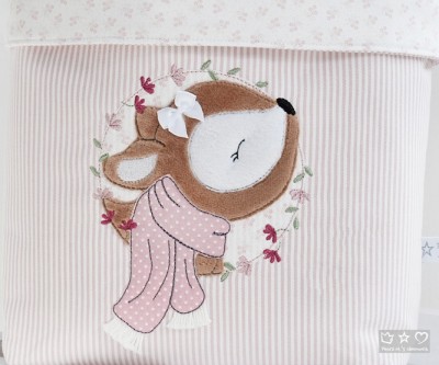 Herbstreh Lenchen Button 18x30