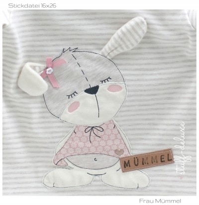 Hase Ostern Mümmel Hasi Stickdatei