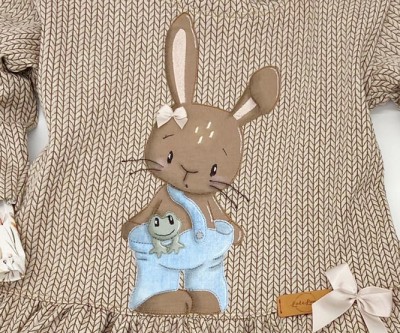 Hasi mit Frosch 13x18
