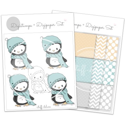 Digistamp kleiner Pinguin 