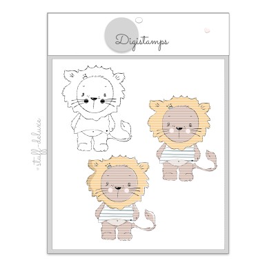Löwe Lion Linus Digistamp 