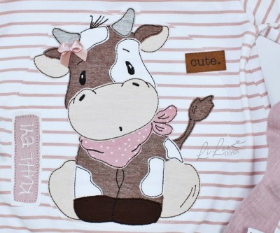 Kuh Emma + Stickpatch Kuhl Ey! 18x30