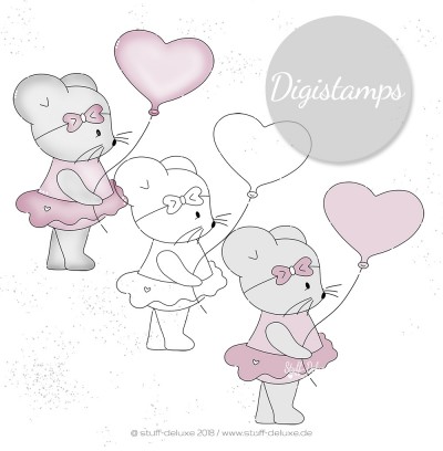Maus Lilly DigiStamp
